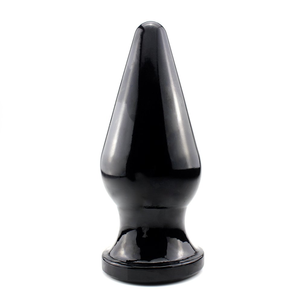 Plug Anal Gigante Flexível Sputinik 27,5 x 11,5cm Preto Brilhante | Foto 02
