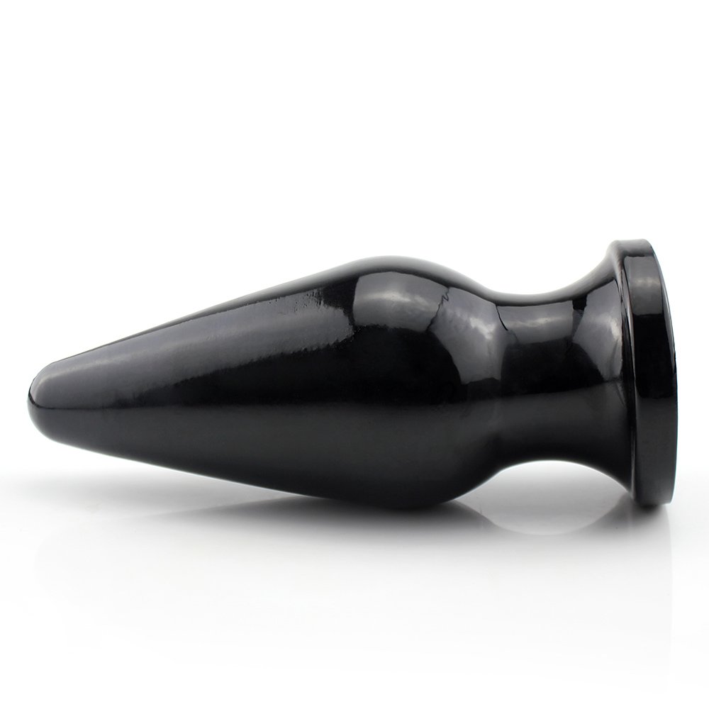 Plug Anal Gigante Flexível Sputinik 27,5 x 11,5cm Preto Brilhante | Foto 04