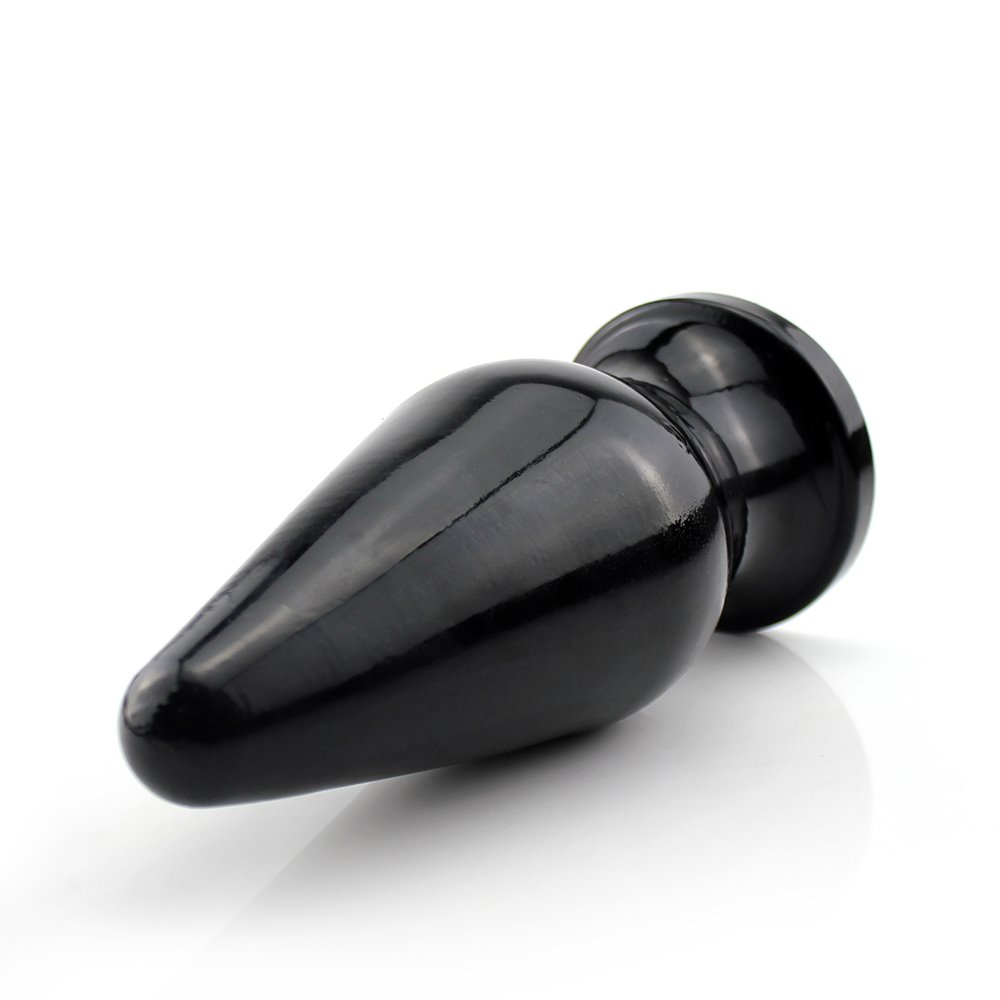 Plug Anal Grande Flexível Soyus 23 x 9,5cm Preto Brilhante | Foto 03