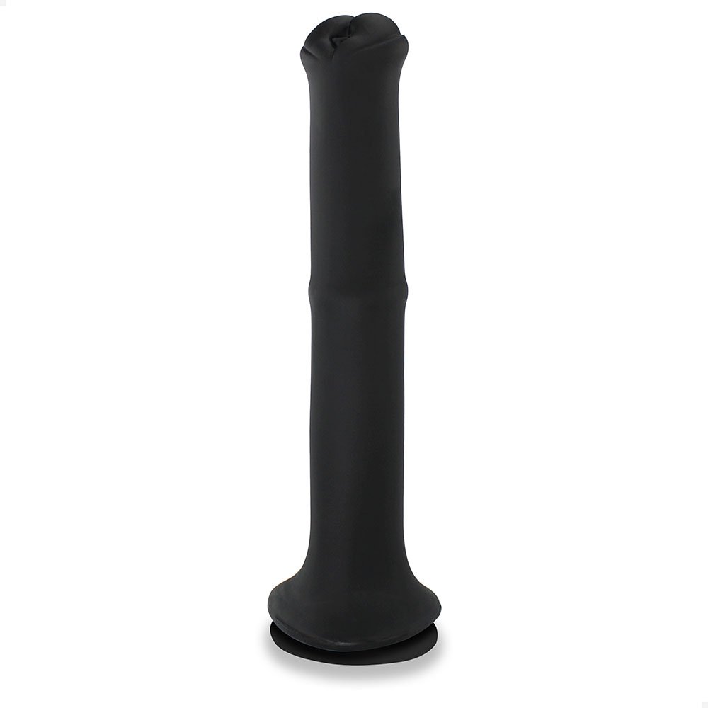 Pênis Gigante e Grosso Flexível Jamanta que Ejacula 34,5 x 5,8cm Preto | Foto 02