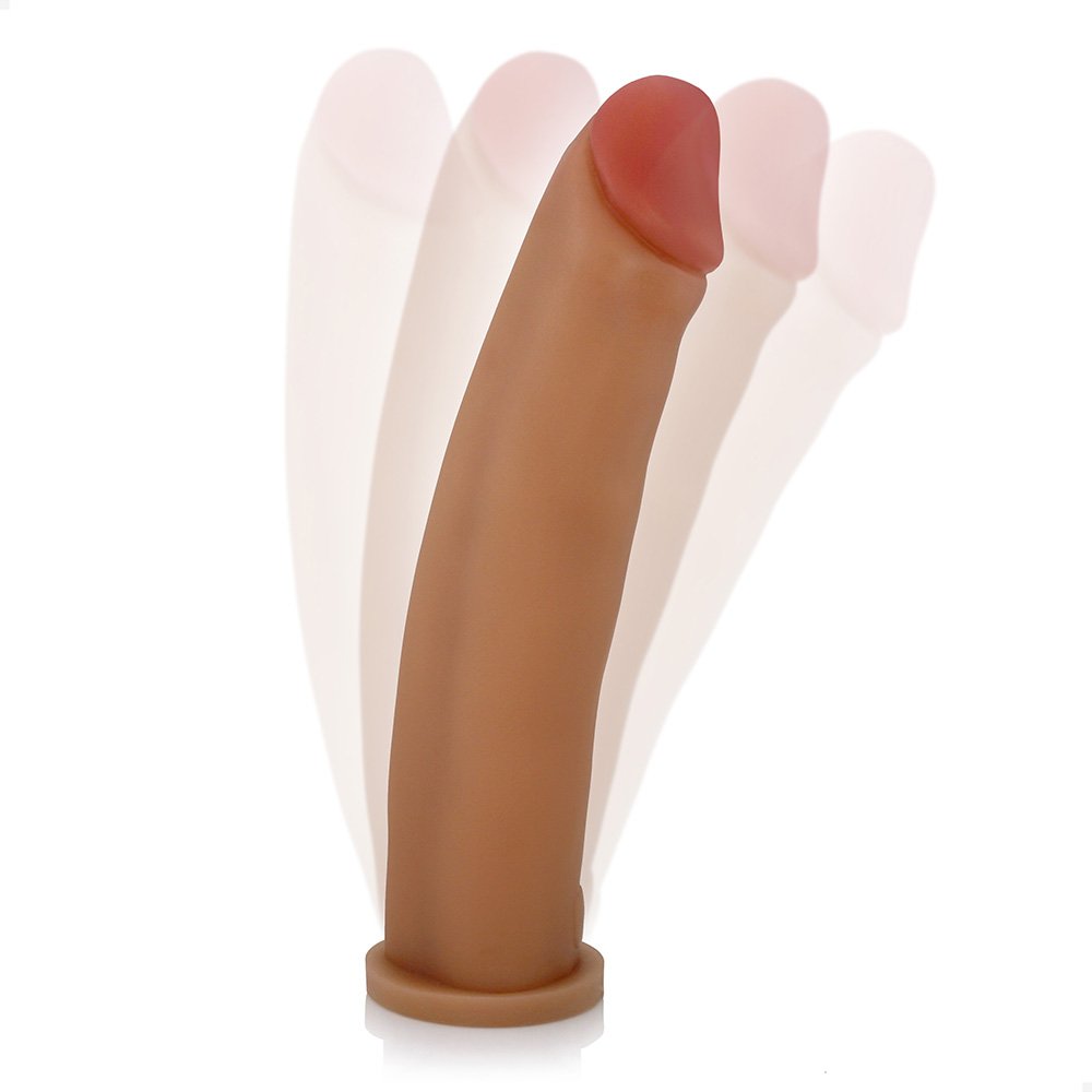 Pênis Gigante e Grosso Flexível Fabuloso 30 x 6,8cm Bege | Foto 08