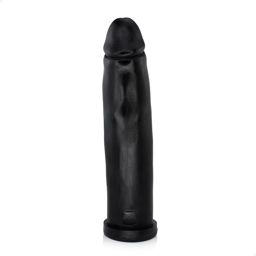 Pênis Gigante e Grosso Flexível Fabuloso 30 x 6,8cm Preto | Foto 02