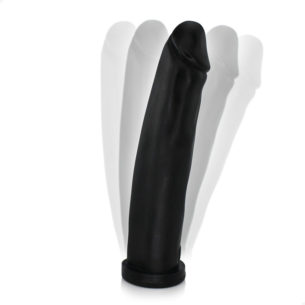 Pênis Gigante e Grosso Flexível Fabuloso 30 x 6,8cm Preto | Foto 08