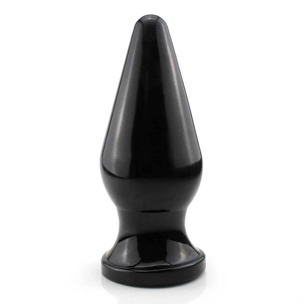 Plug Anal Grande Flexível Vostok 25 x 10,5cm Preto Brilhante | Foto 02