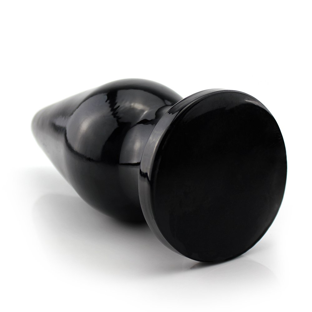 Plug Anal Grande Flexível Vostok 25 x 10,5cm Preto Brilhante | Foto 05