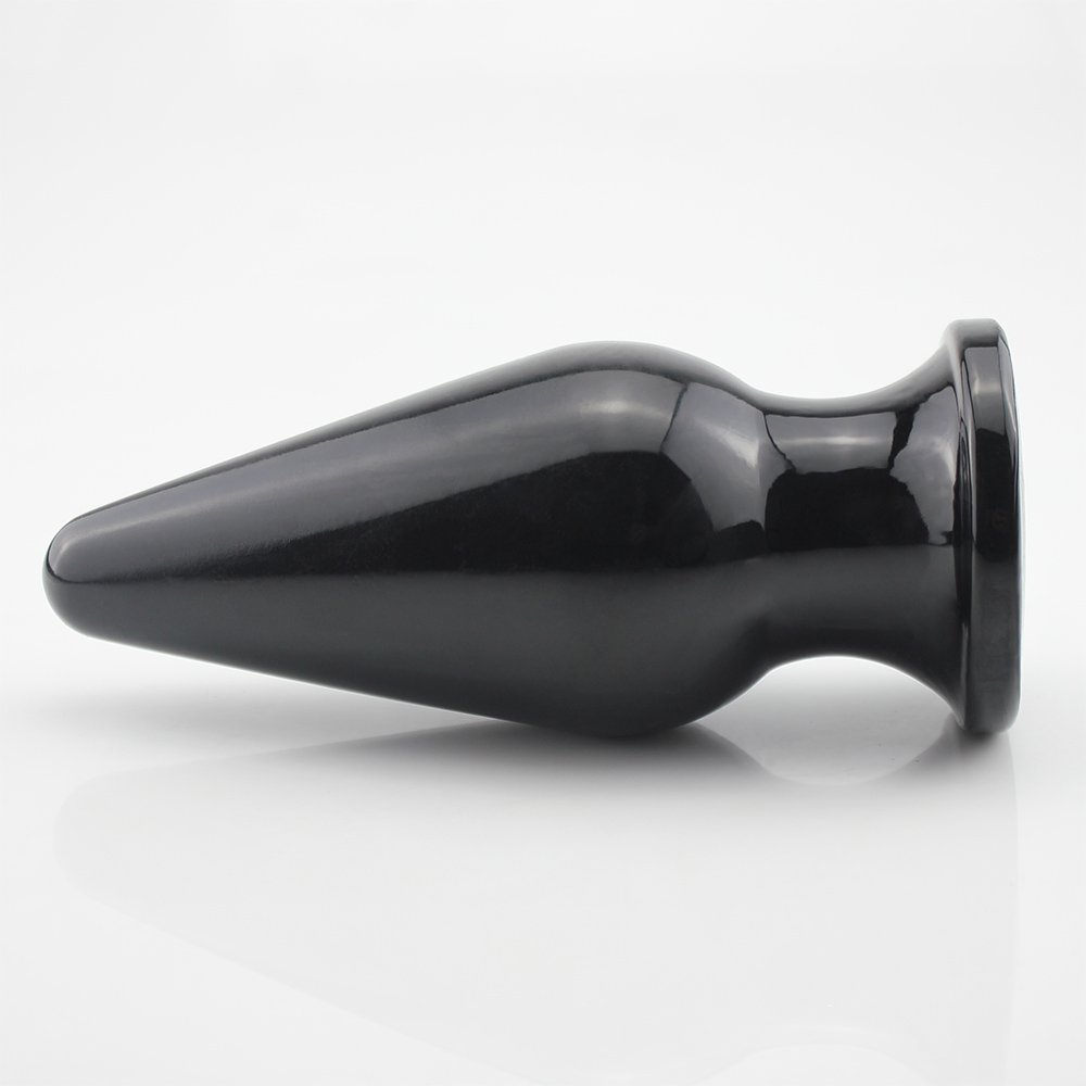 Plug Anal Grande Flexível Liberty 20,5 x 8,5cm Preto Brilhante | Foto 04