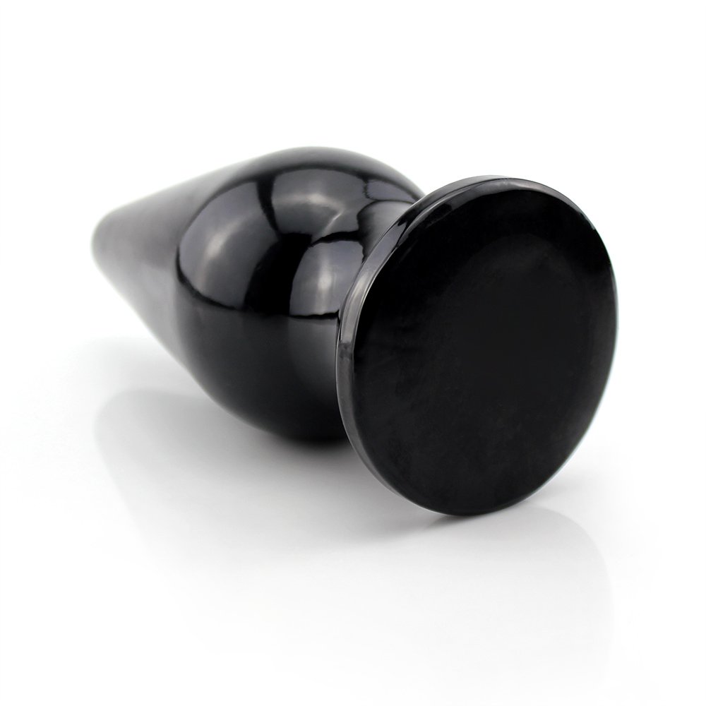 Plug Anal Grande Flexível Liberty 20,5 x 8,5cm Preto Brilhante | Foto 05