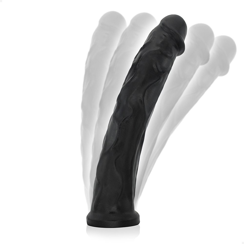 Pênis Gigante e Grosso Flexível Caralho 38 x 6,7cm Preto | Foto 08