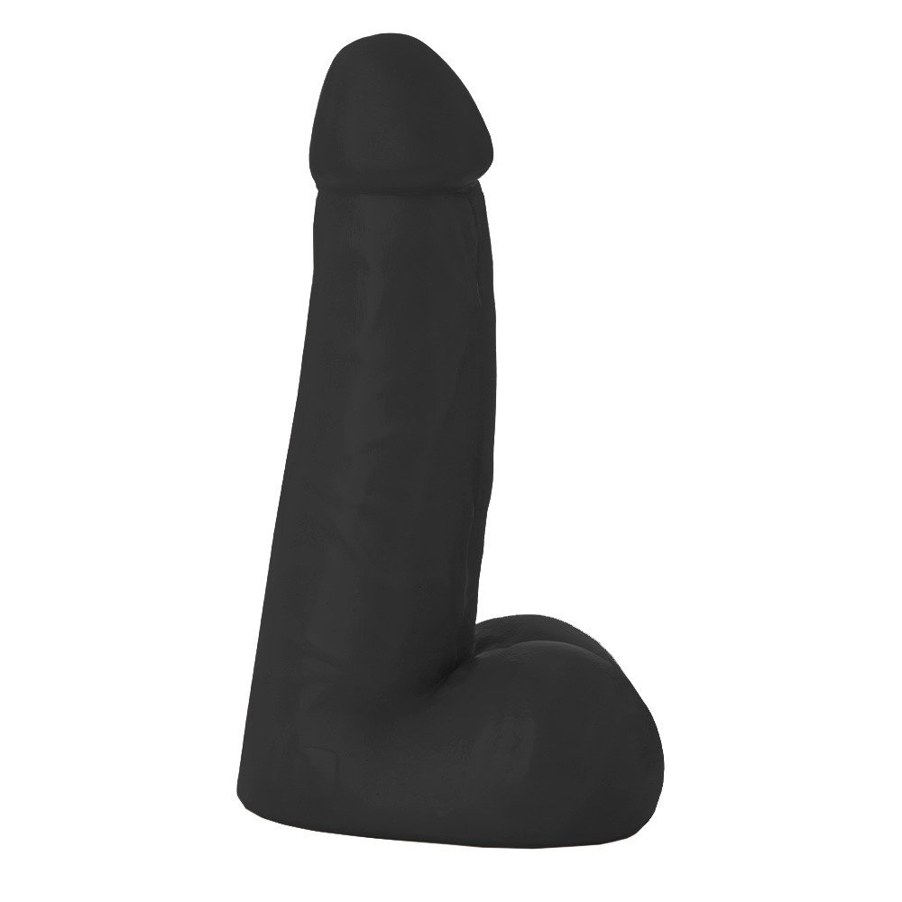 Pênis Gigante e Grosso Flexível com Escroto Poderoso 32 x 10cm Preto | Foto 07