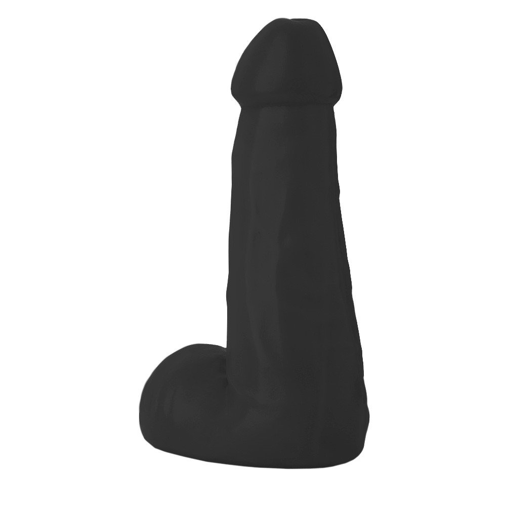 Pênis Gigante e Grosso Flexível com Escroto Poderoso 32 x 10cm Preto | Foto 08