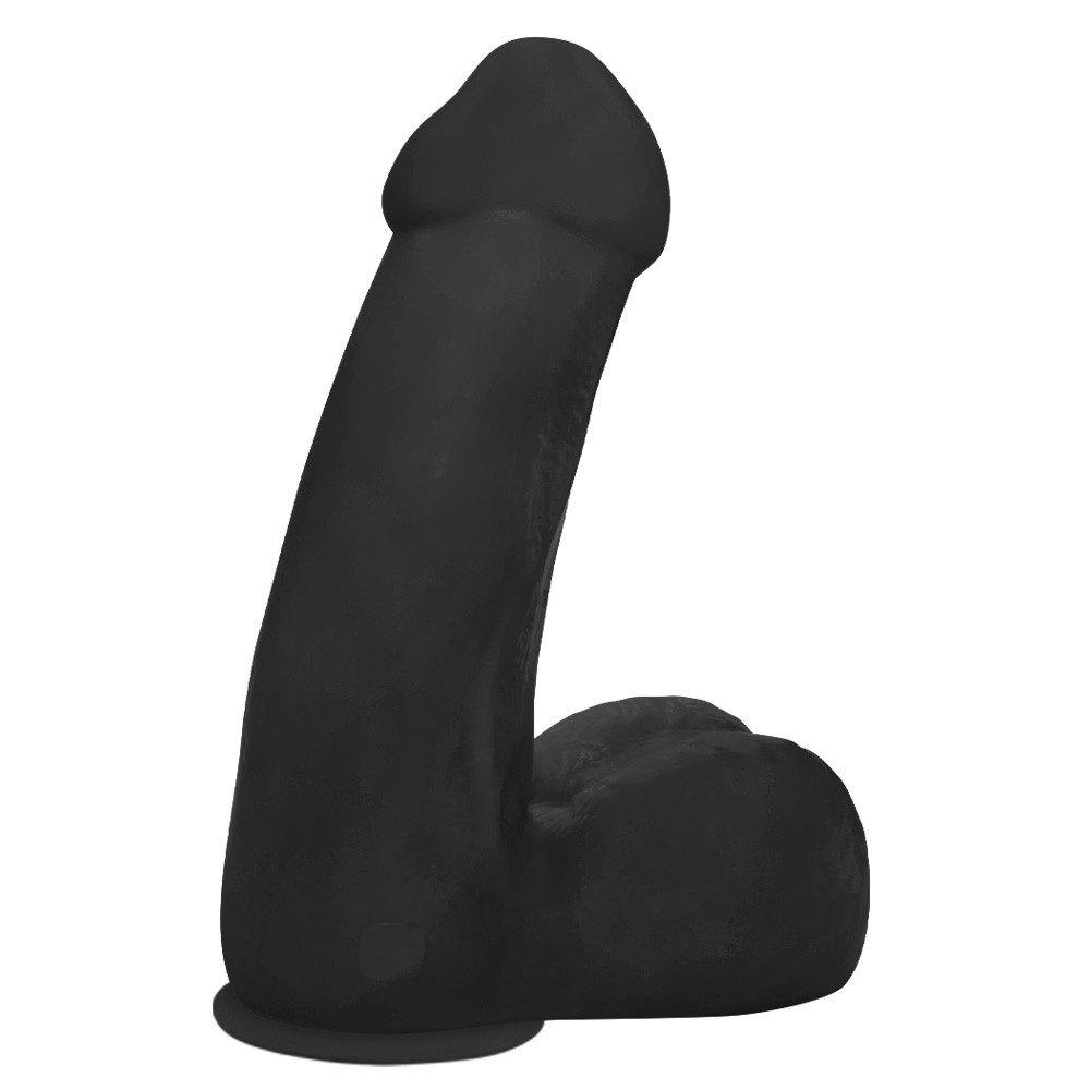 Pênis Gigante e Grosso Flexível com Escroto e Ventosa Miudo 32 x 10cm Preto | Foto 03