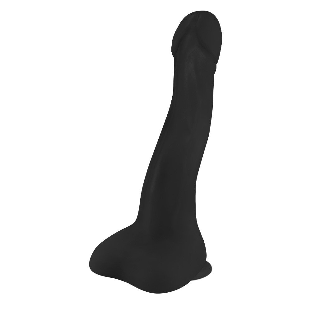 Pênis Gigante e Grosso Flexível com Escroto e Ventosa Anaconda 37 x 9cm Preto | Foto 01