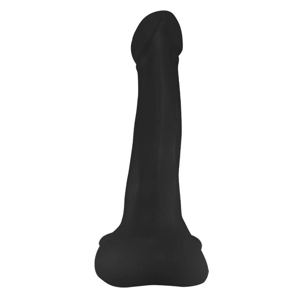 Pênis Gigante e Grosso Flexível com Escroto e Ventosa Anaconda 37 x 9cm Preto | Foto 02