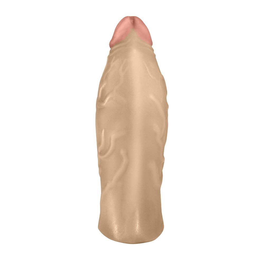 Pênis Gigante e Grosso Flexível com Cinta Jatobão 27 X 8cm Bege | Foto 07