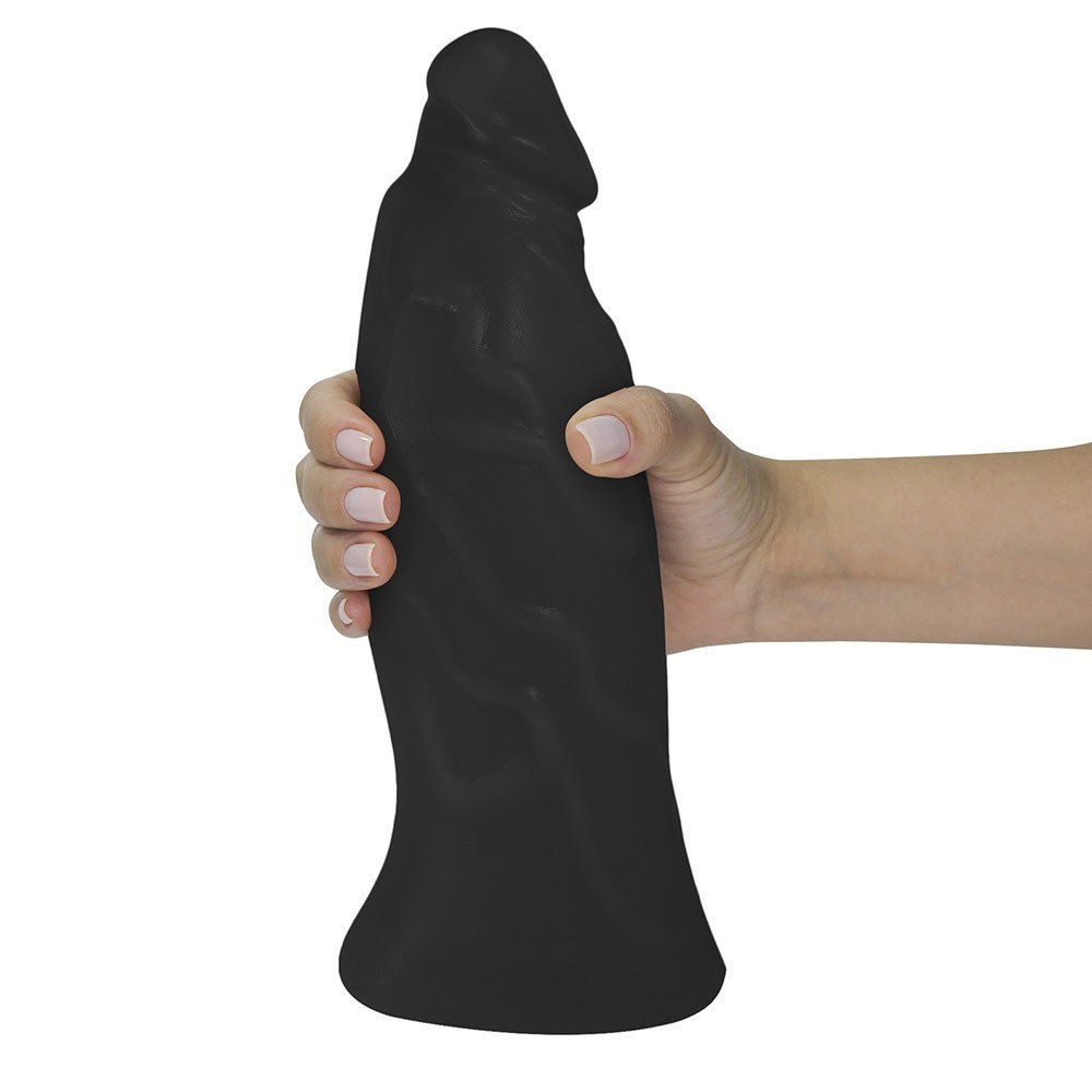 Pênis Gigante e Grosso Flexível com Cinta Jatobão 27 X 8cm Preto | Foto 03