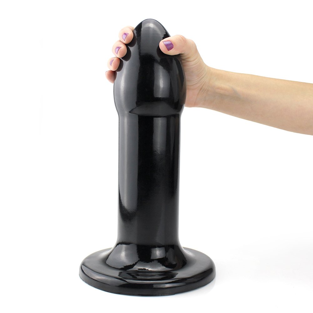 Plug Anal Gigante Flexível Pegasus 31 x 8,5cm Preto Brilhante | Foto 01