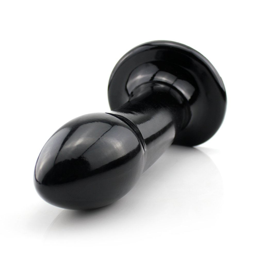 Plug Anal Gigante em PVC Flexível Conan 29 x 7,5cm Preto Brilhante | Foto 03
