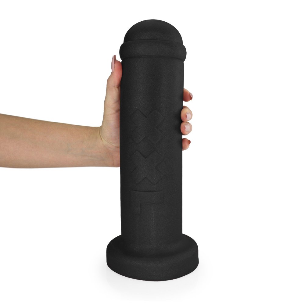Plug Anal Gigante XXL - PVC Flexível 31 x 8cm Preto | Foto 01