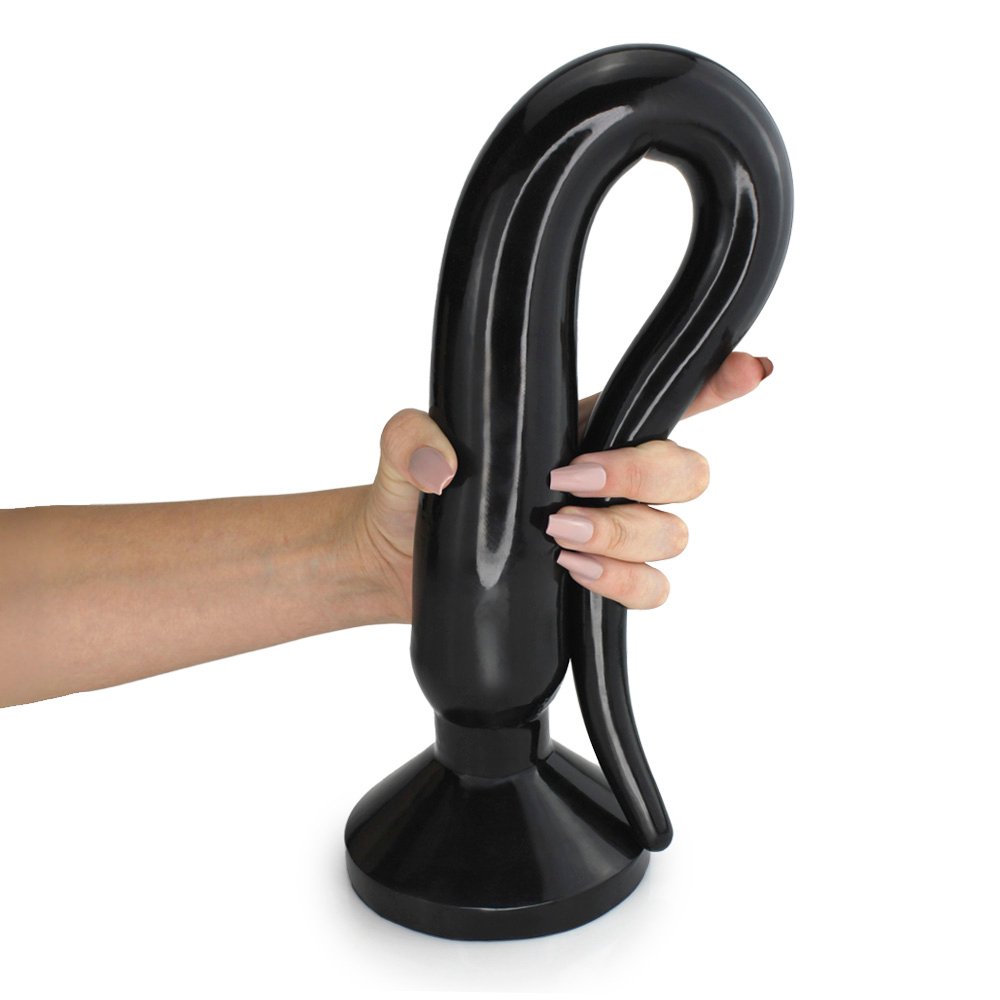 Plug Anal Gigante Intruder - PVC Flexível 59 x 5,5cm Preto | Foto 01
