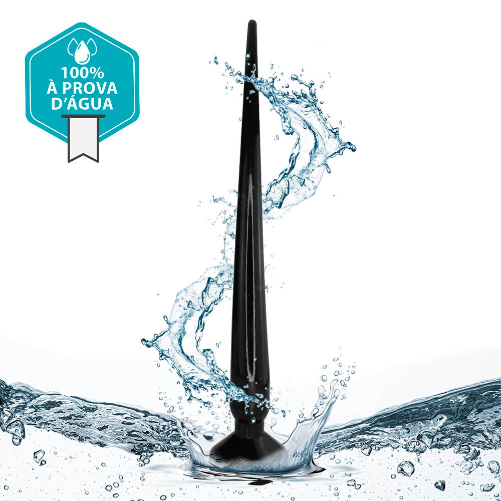 Plug Anal Gigante Intruder - PVC Flexível 59 x 5,5cm Preto | Foto 05