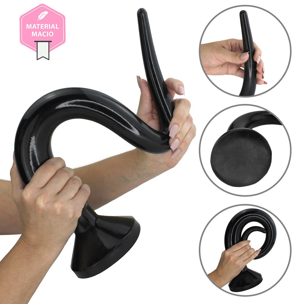 Plug Anal Gigante Intruder - PVC Flexível 59 x 5,5cm Preto | Foto 08