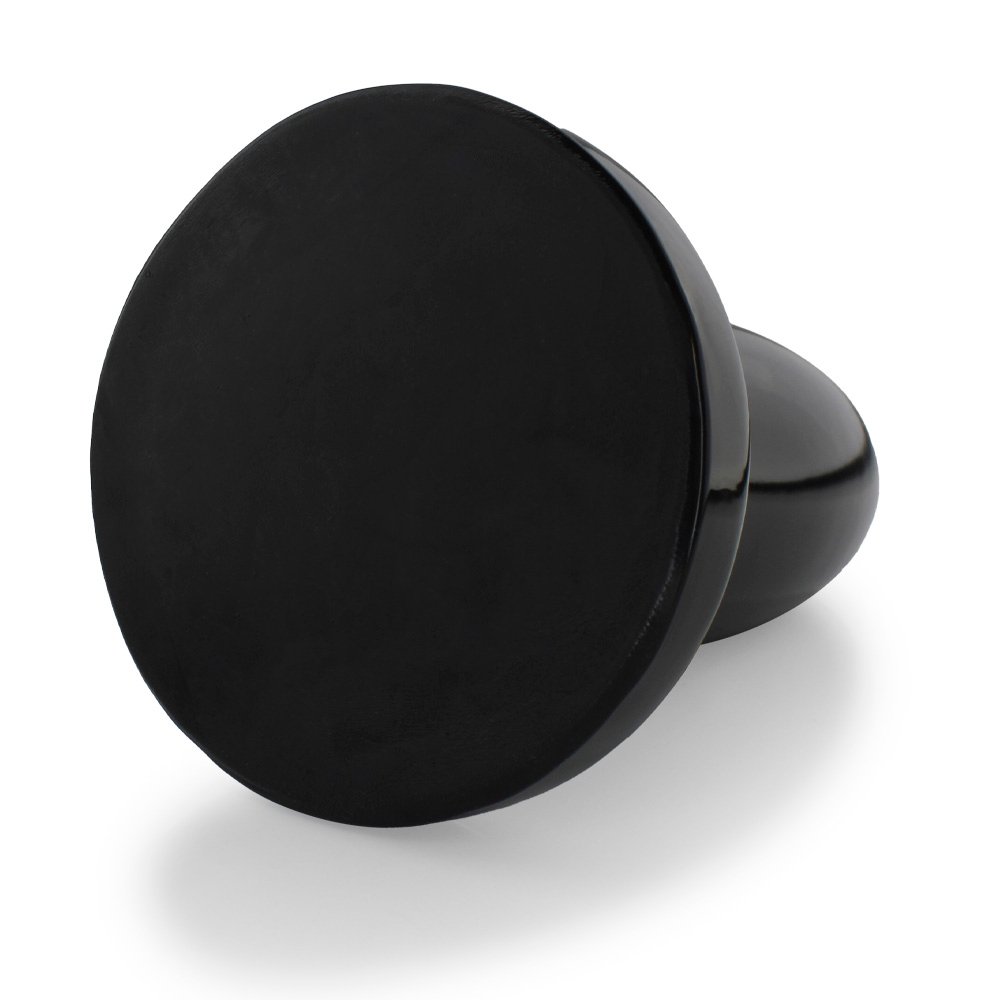 Plug Anal Gigante Morteiro - PVC Flexível 22 x 7,5cm Preto Brilhante | Foto 04