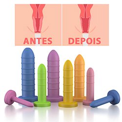 Kit de Dilatador Vaginal Graduados Anelado 8 Unidades