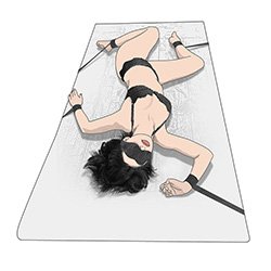 Kit Bondage com 4 Amarras e Venda Fetiche