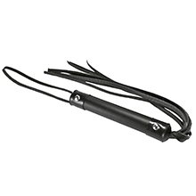 Flogger Curto de Courvin com 9 Tiras de 40 cm